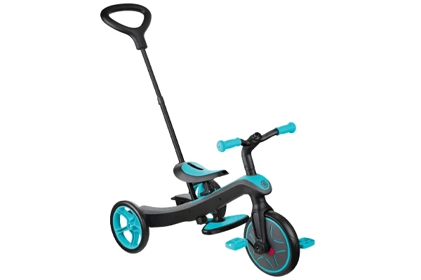 Driewieler met duwstang