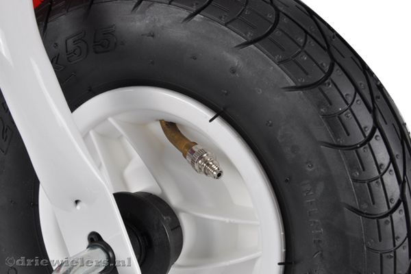 Gemakkelijk op het ventiel draaien.