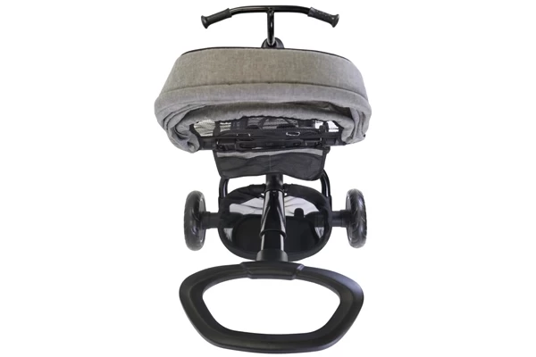 Duwstang is verbonden met het voorwiel