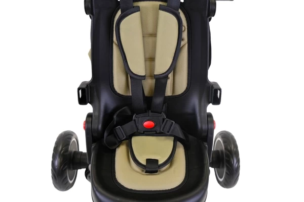 Comfortabel zitje met veiligheidsriempje