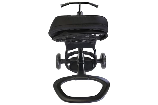 Duwstang is verbonden met het voorwiel