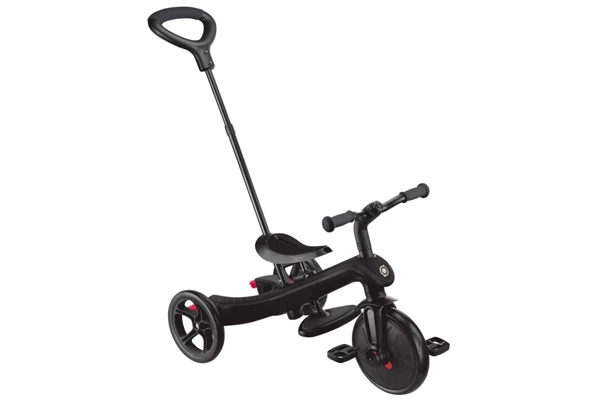 Driewieler met duwstang