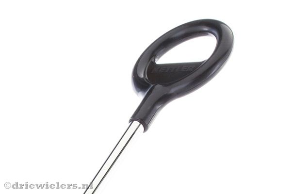 Inclusief handige (afneembare) duwstang.