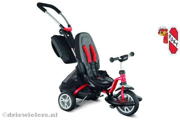 Lekker wandelen met de Puky Ceety rood.