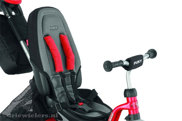 Traploos verstelbare sportzitting.