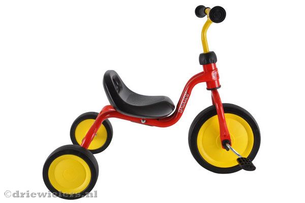Een echte driewieler voor binnen en buiten.