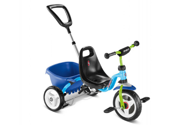 Puky driewieler Touring blauw.