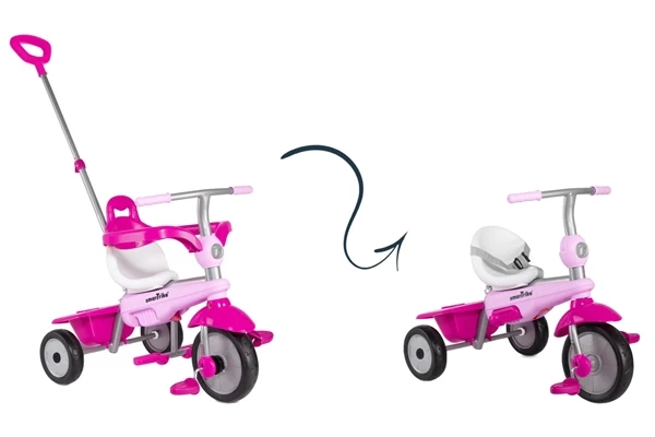 Af te bouwen naar zelfstandige driewieler