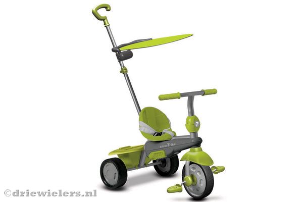 Inclusief afneembare duwstang met verstelbare anti-uv luifel.