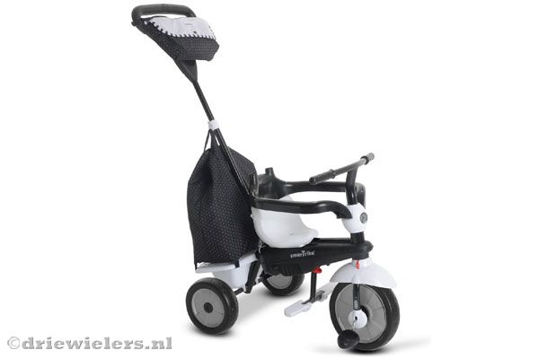 Inclusief afneembare duwstang met verstelbare luifel.