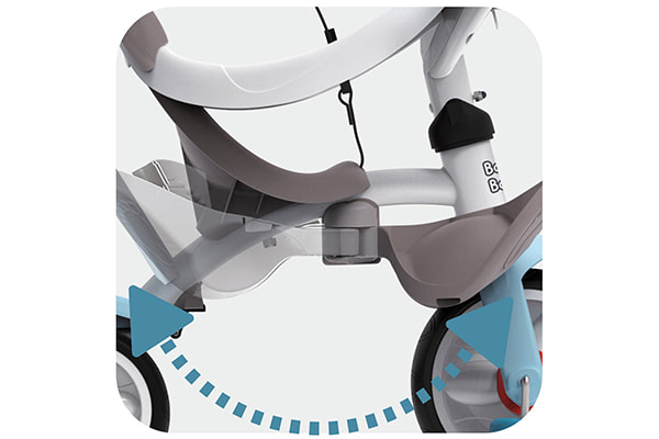 Inklapbare voetensteun