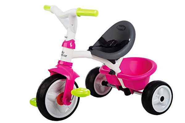 Eenvoudig om te bouwen naar een driewieler.