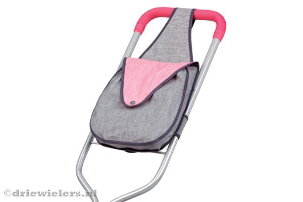 Compleet met handige tas aan de duwstang.