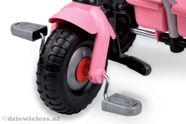 Vrijloopautomaat in het voorwiel.