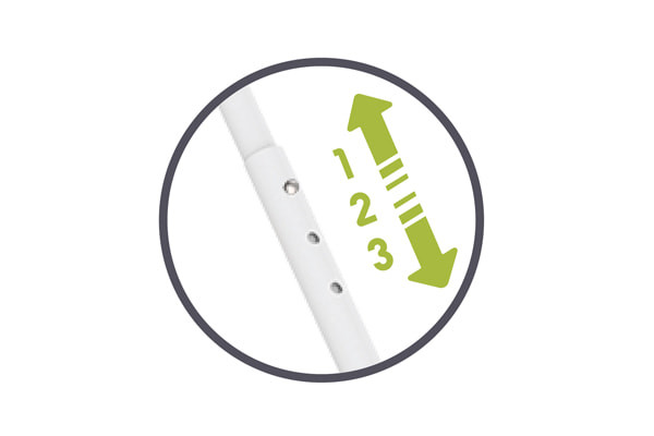 Verstelbare duwstang (max 95 cm)