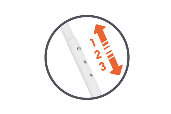 Verstelbare duwstang (max 95 cm)