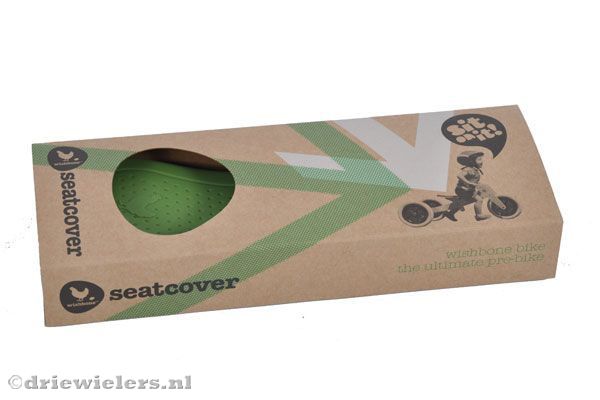 Eenvoudig te plaatsen op de Wishbonebike driewieler.