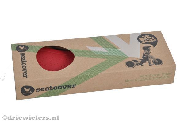 Eenvoudig te plaatsen op de Wishbonebike driewieler.