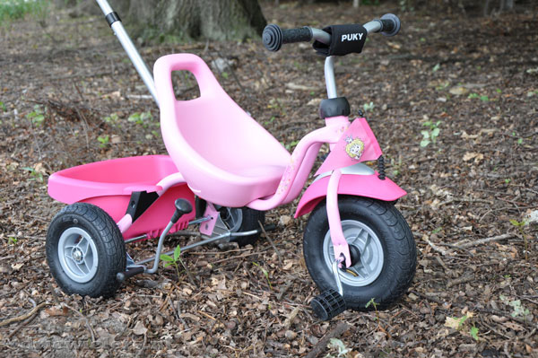 Uitgerust met comfortabele luchtbanden.