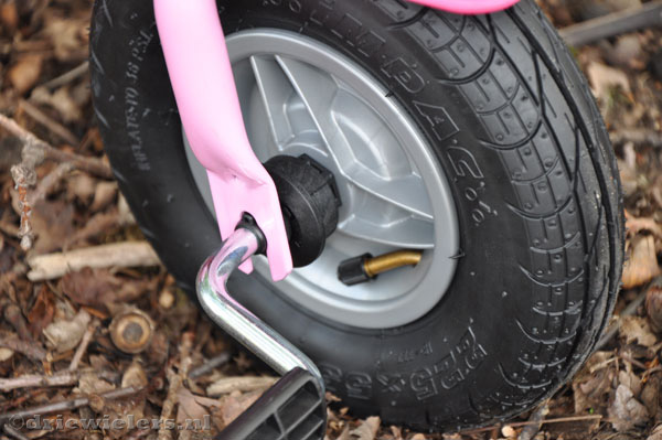 De vrijloop is gemakkelijk in- en uit te schakelen.