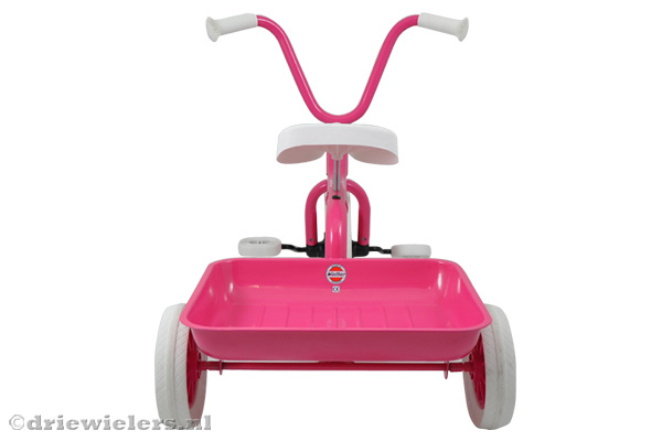 Achterkant met kiepbak.