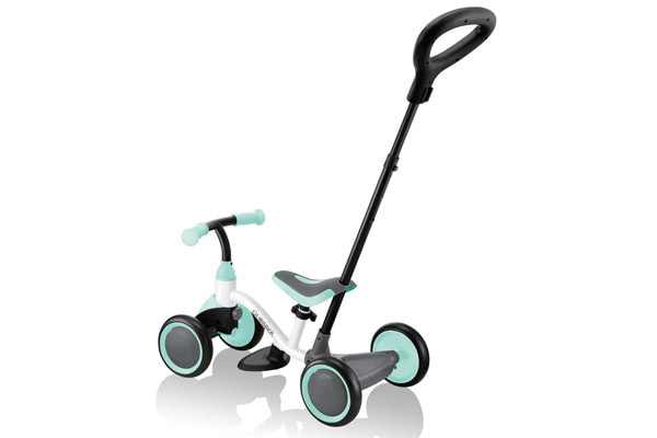 Met afneembare duwstang en voetensteunen