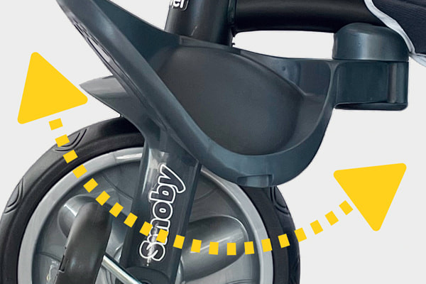 Inklapbare voetensteun